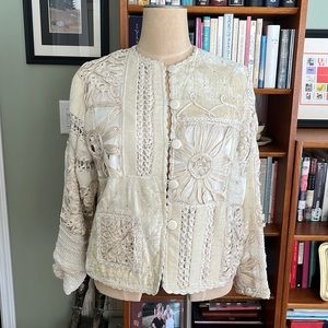 Coldwater Creek velvet & corduroy blazer